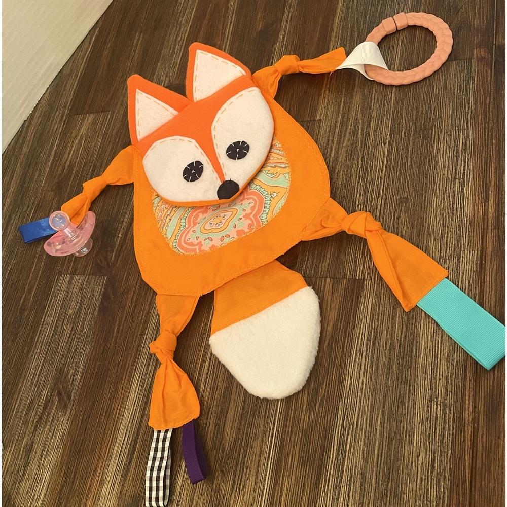 Baby crinkle toy fox